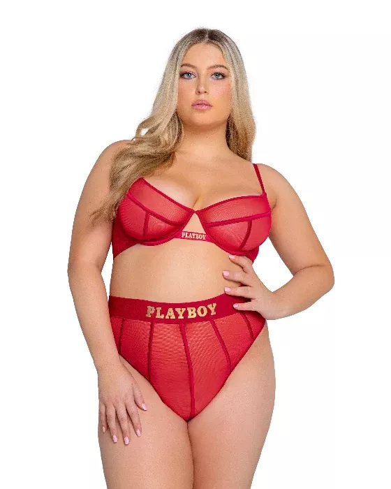 Playboy Cage Lingerie Set