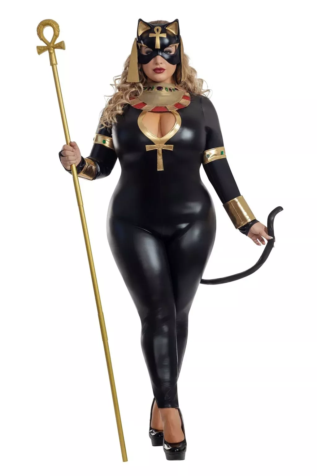 Plus Size Divine Feline Costume