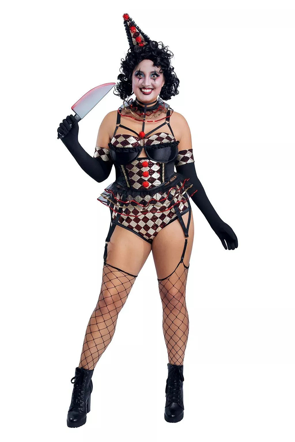 Plus Size Killer Clown Costume
