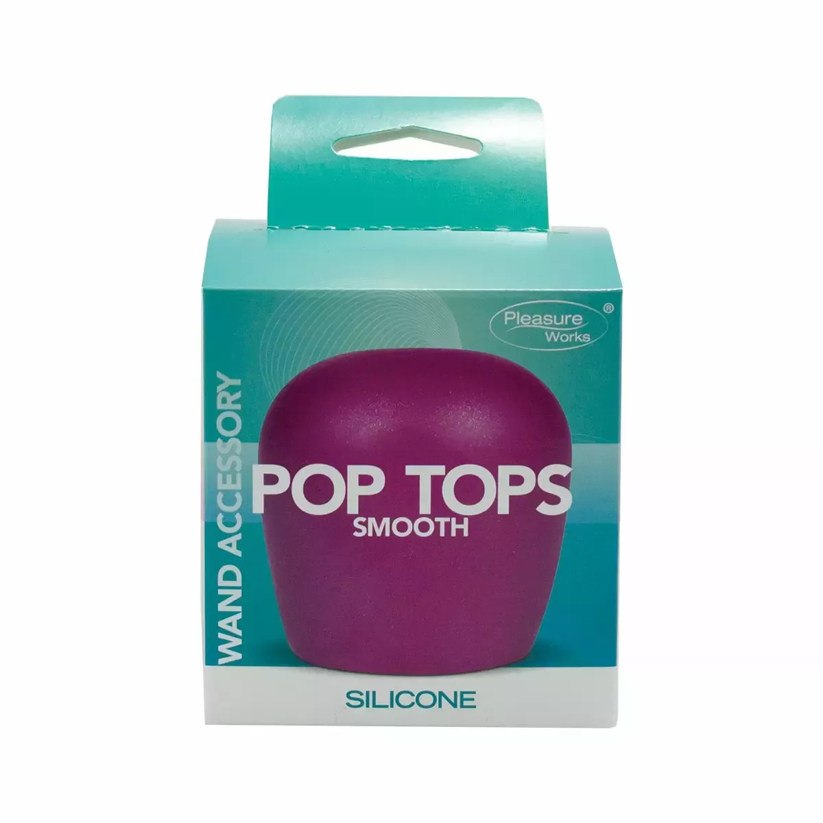 Pop Top Wand Attachment Smooth Fuchsia