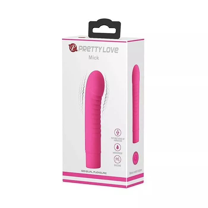 Pretty Love Mick 10 Function Medical Grade Silicone G-Spot Vibrator