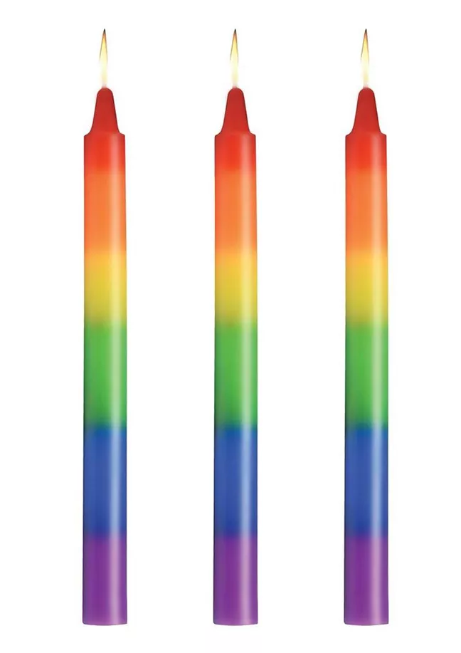 Pride Drip Candles