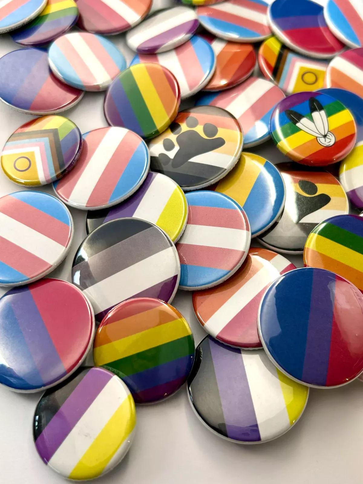 Pride Flag Buttons