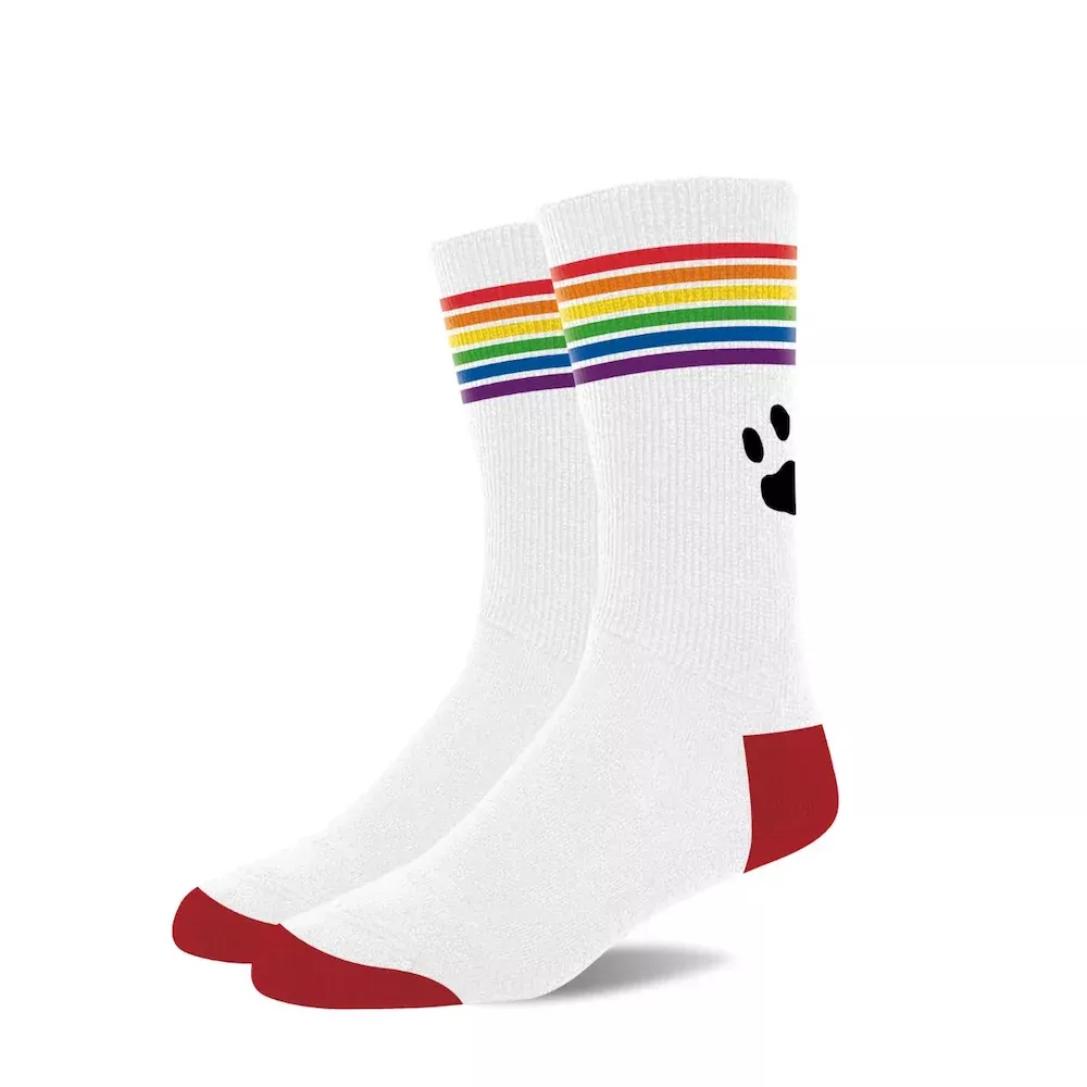 Pride Rainbow Crew Socks