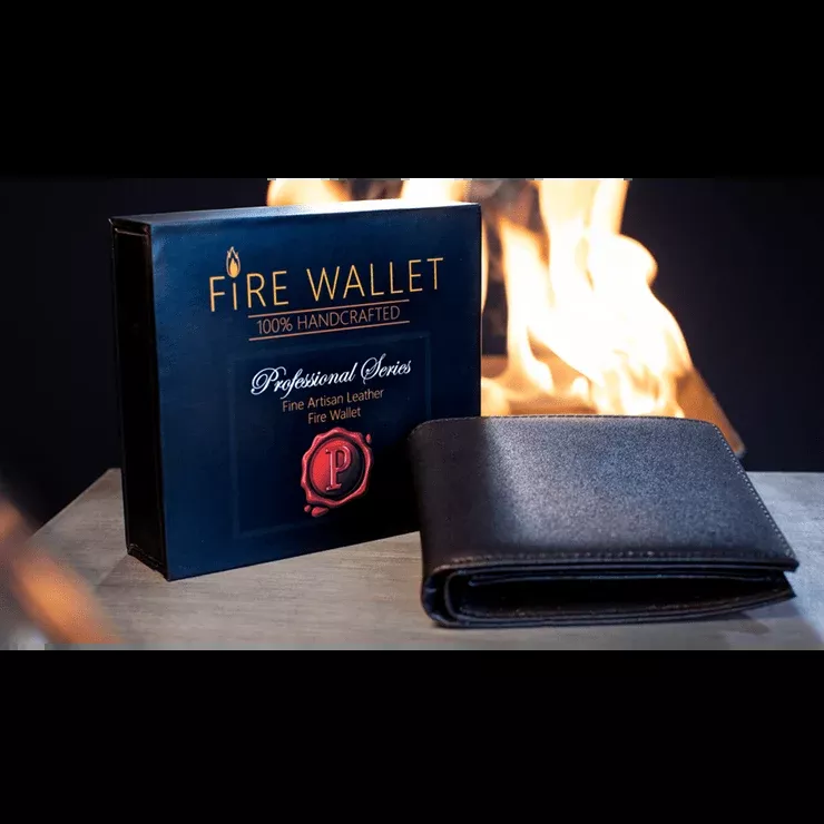 The Professional's Fire Wallet (Gimmick and Online Instructions) by Murphy's Magic Supplies Inc.
