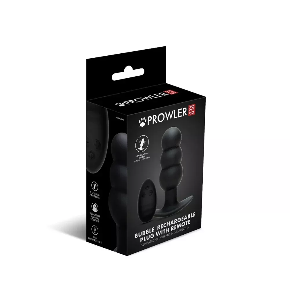 Prowler RED Bubble Rechargeable Plug with Remote