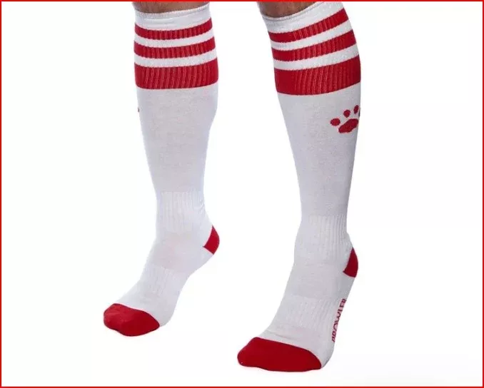 Prowler RED Football Socks White & Red