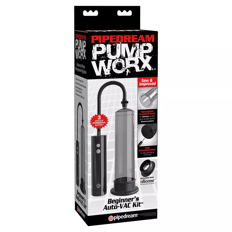 Pump Worx Rechargeable Beginner's Auto-VAC Kit