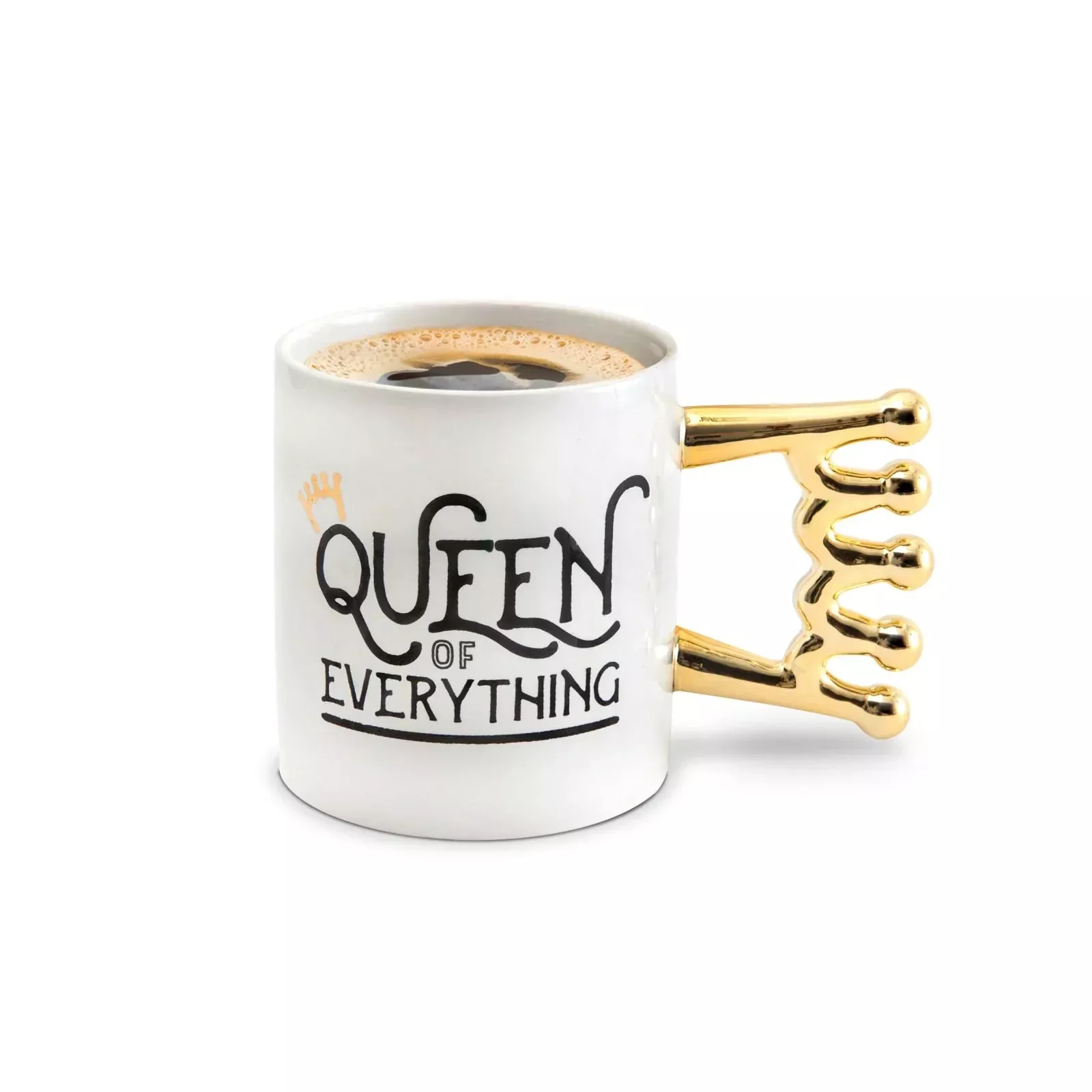 Queen of Everything Golden Crown Coffee Mug