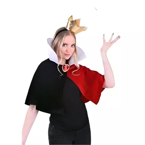 Queen of Hearts Crown, Collar & Necklace Costume Kit