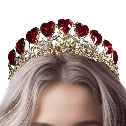 Queen of Hearts Gold Tiara