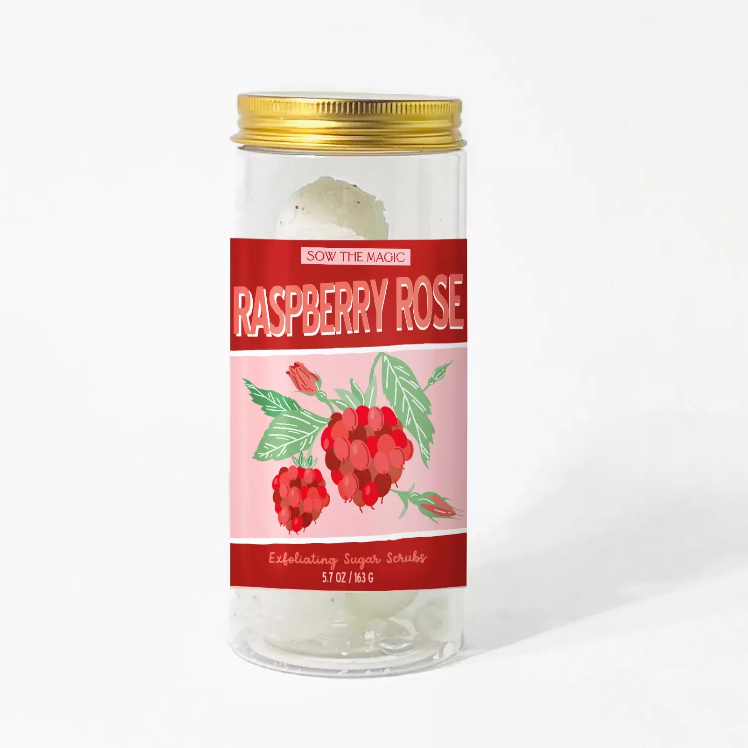 Raspberry Rose - Exfoliating Sugar Scrubs