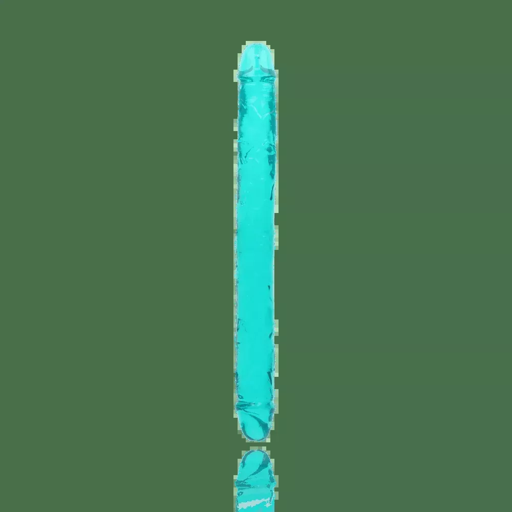 Real Rock Double Crystal Clear Dildo
