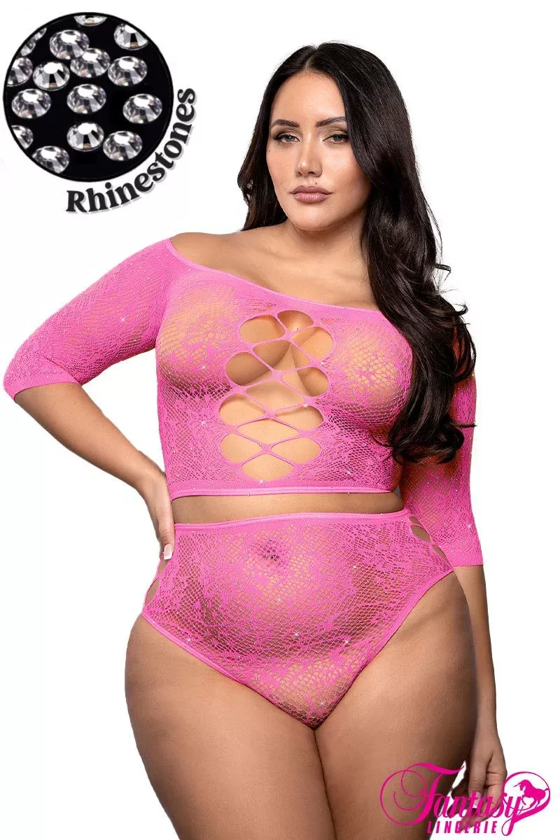 Rhinestone 2Pc Set