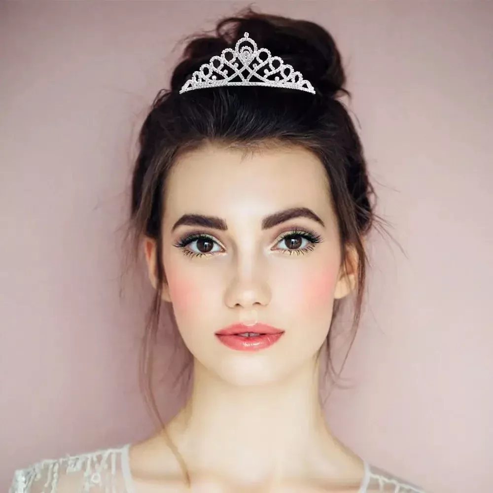 Rhinestone Paved Princess Tiara