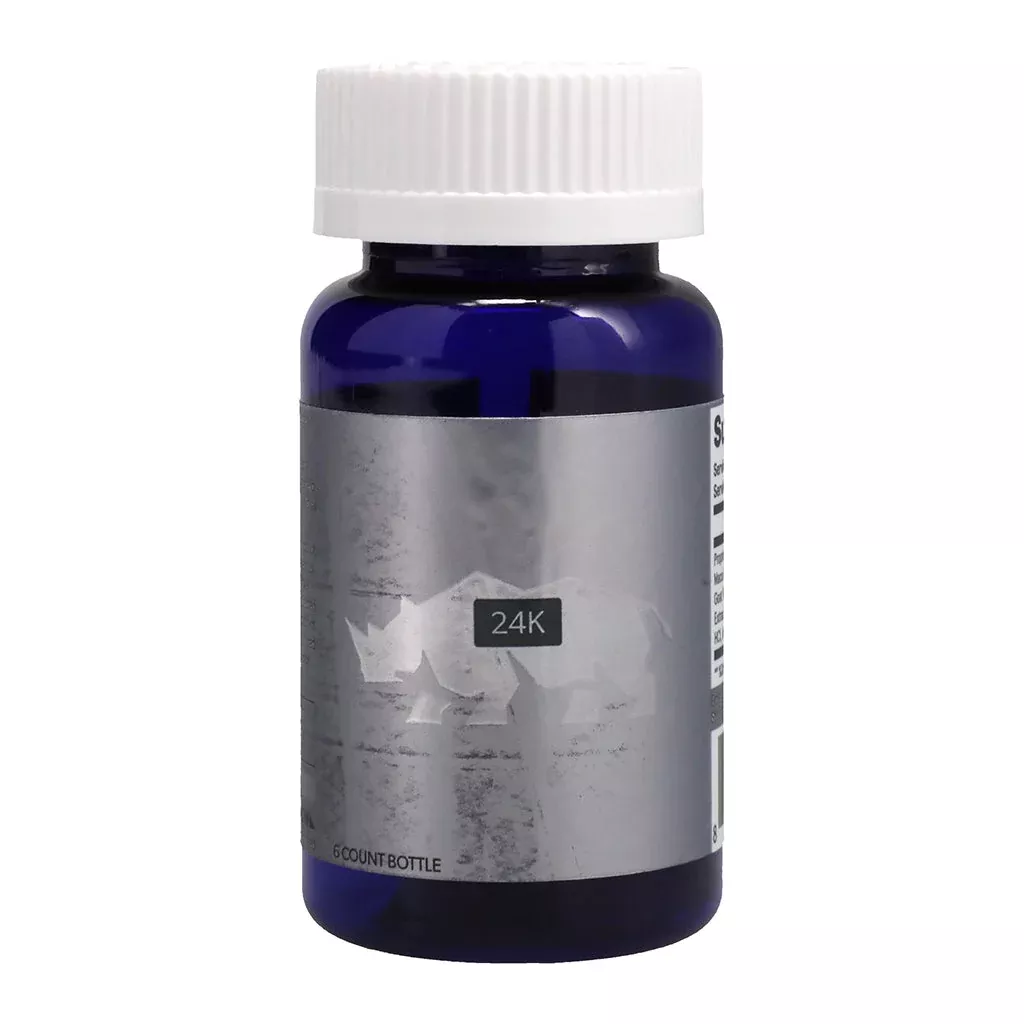 Rhino Platinum 24K Bottled Capsules 6ct