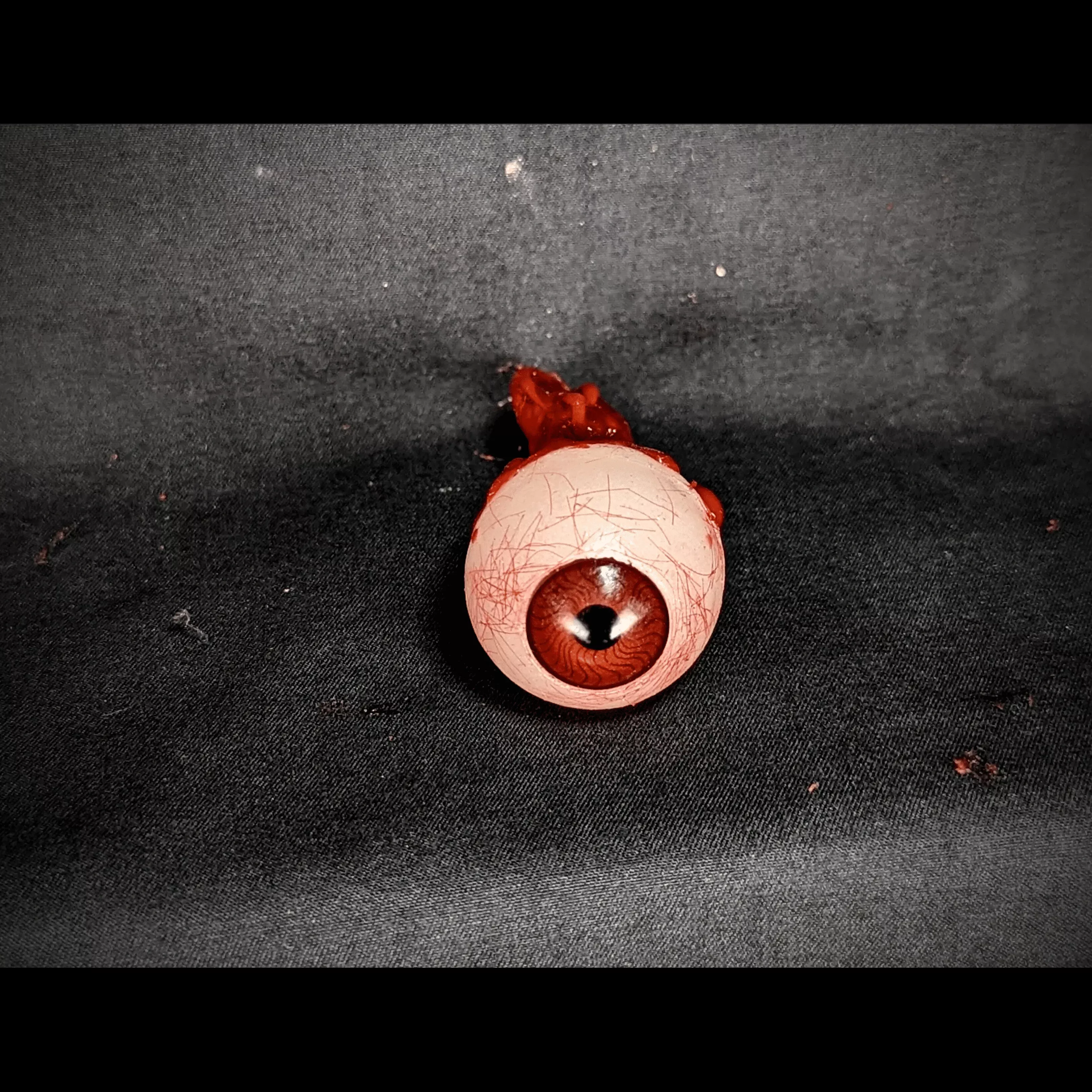Ripped Eyeball Keychain
