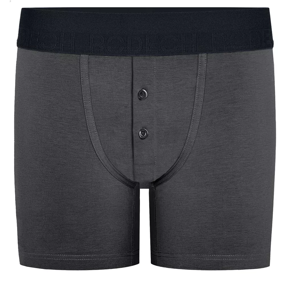 Rise Button Fly Boxer+ Harness - Gray