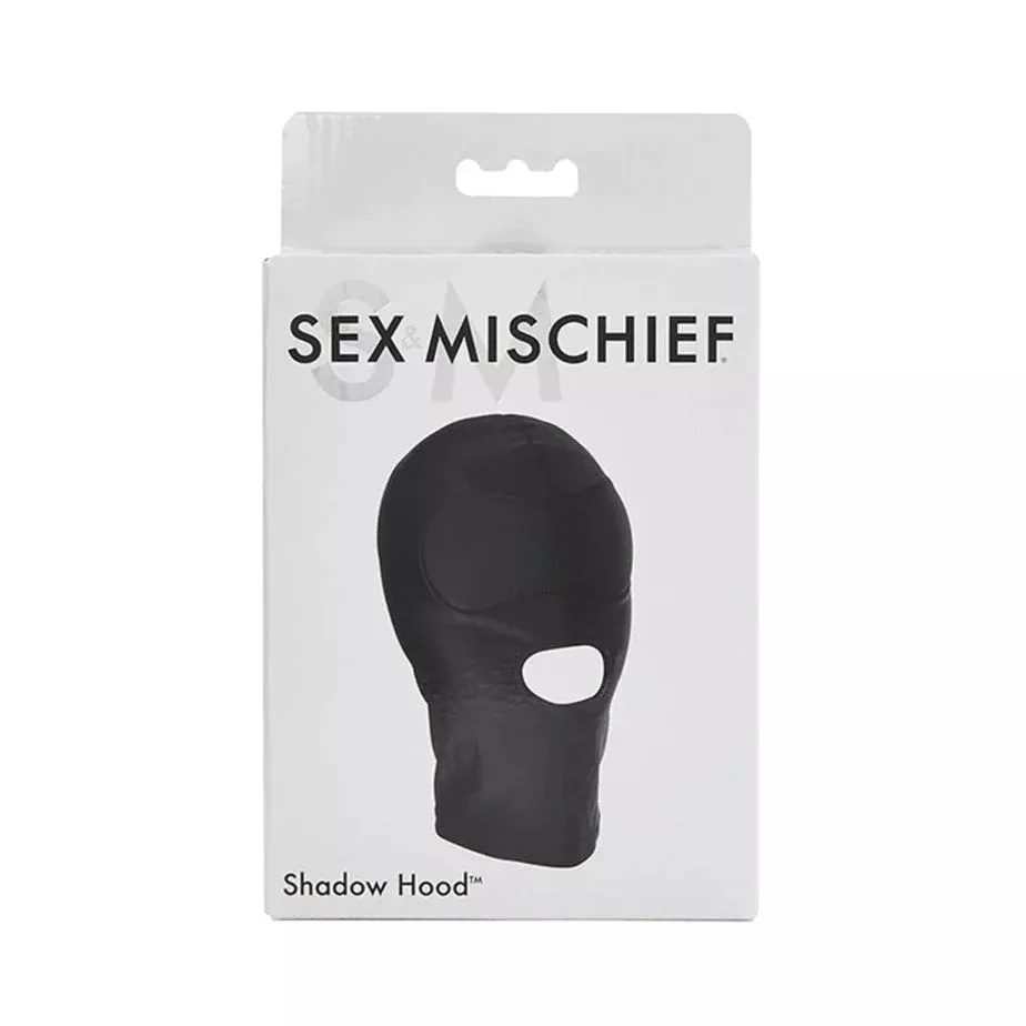 S & M Adjustable Shadow Hood - Eye-Covering Adventure Tool for Intimate Exploration