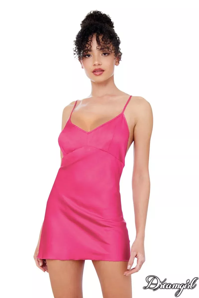 Satin Heart Ring Babydoll