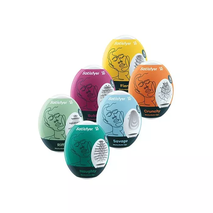 Satisfyer Masturbator Egg 6er Set - Assorted