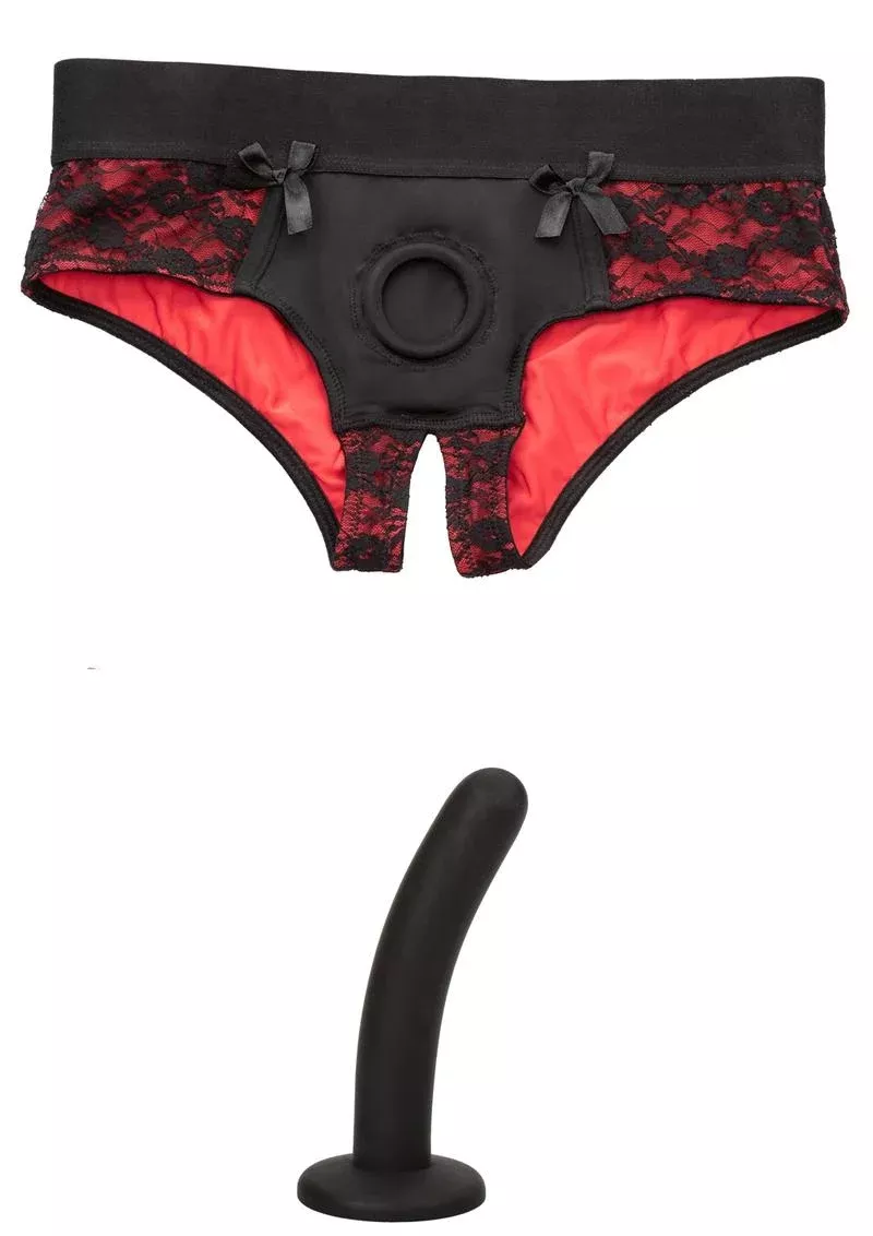 Scandal Crotch-less Pegging Panty Set