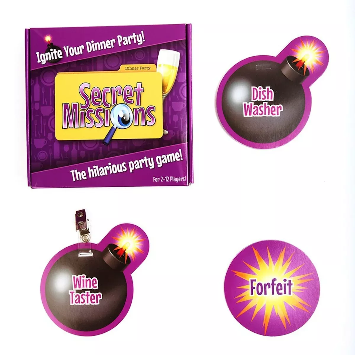 SECRET MISSIONS Dinner Party - English