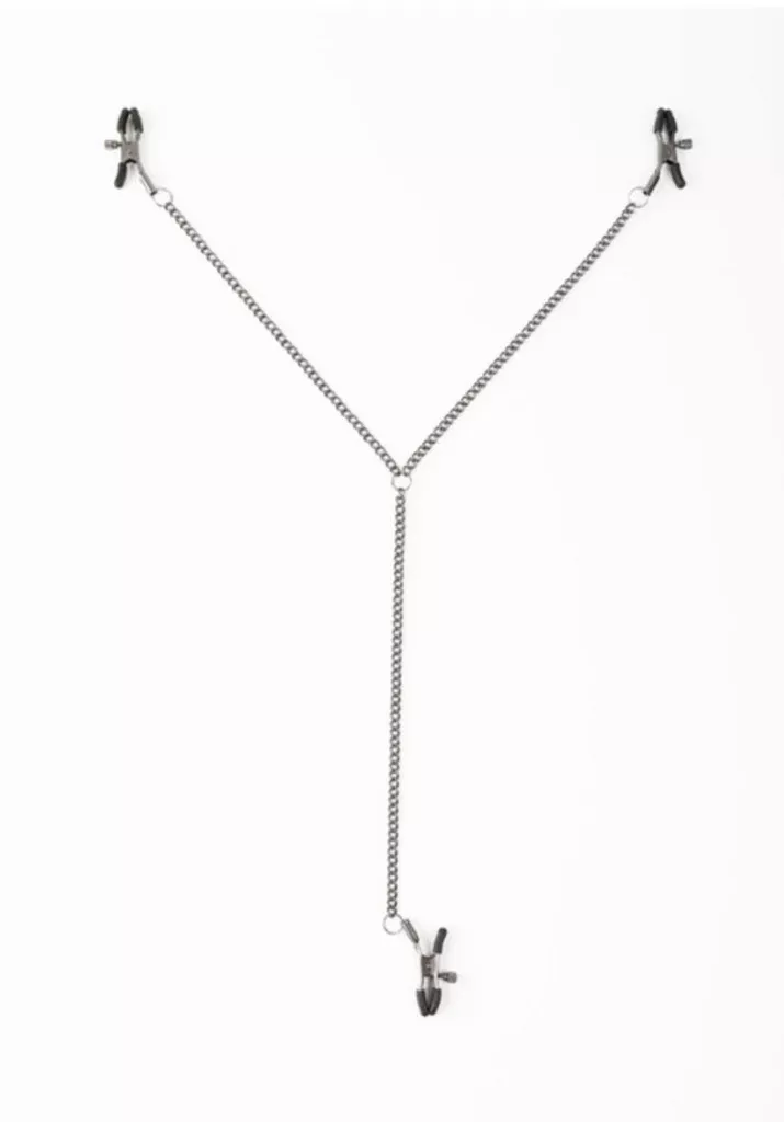SEI MIO Triple Tease Adjustable Nipple and Clit Clamp Set