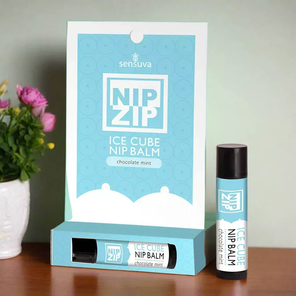 Sensuva Nip Zip Ice Cube Nipple Balm Chocolate Mint