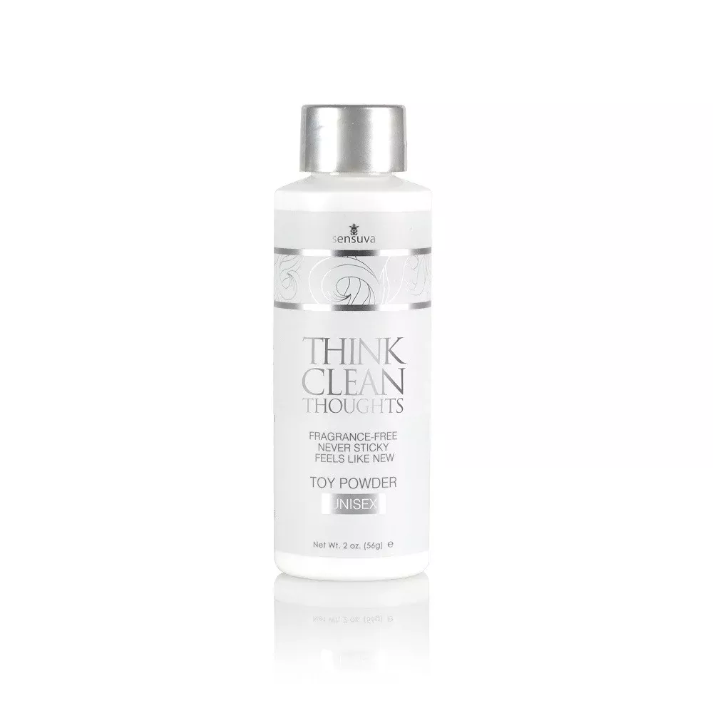 Sensuva Think Clean Thoughts Toy Powder 2 oz.