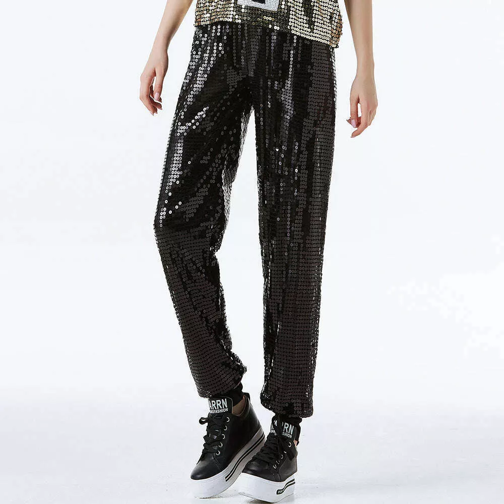 Sequin Jogger Pants