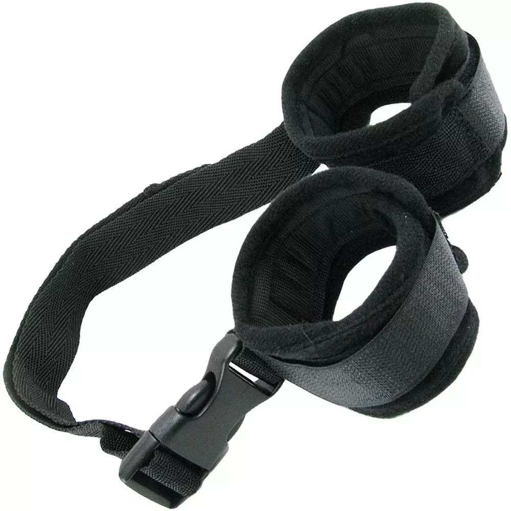 Sex & Mischief Adjustable Black Hand Cuffs