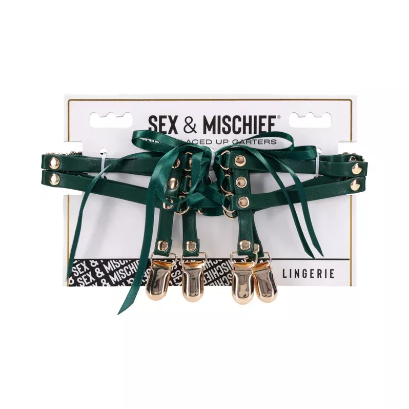 Sex & Mischief Indica Laced Up Garters