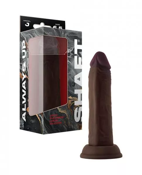 Shaft Model J Flexskin Liquid SiliconeDong - Mahogany