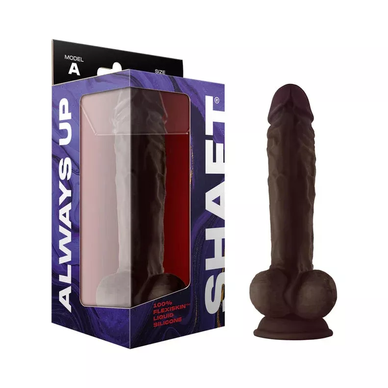 Shaft Model A Liquid Silicone Dong with Balls 10 inch