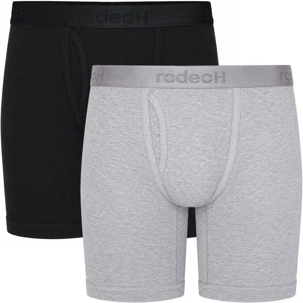 Shift 9" Boxer Packer Underwear Multipack - Black & Light Gray