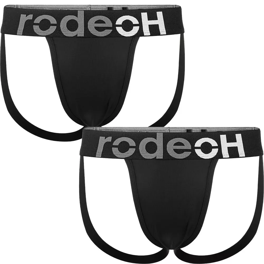 Shift Sport Minimal Jock Packer Underwear - Black Luxe- 2 Pack