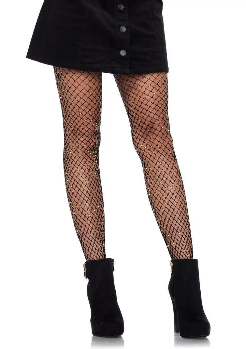 Shimmer net tights