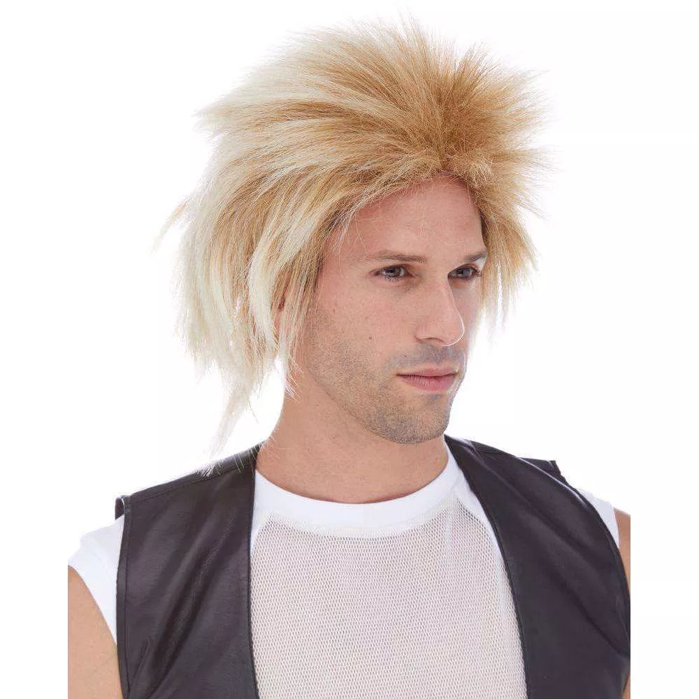 Short Rocker Spikey Wig