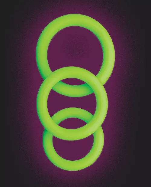 Shots Ouch Glow In The Dark C-Ring Set