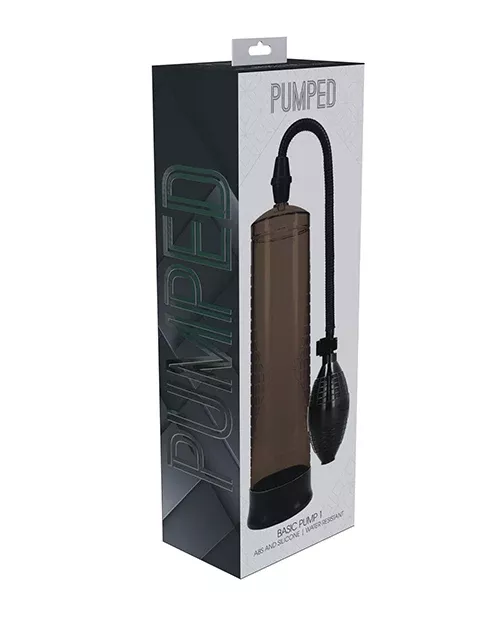Shots Pumped Basic Water Resistant Penis Pump Black