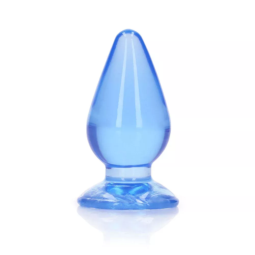 Shots RealRock Crystal Clear 3.5 in. Anal Plug