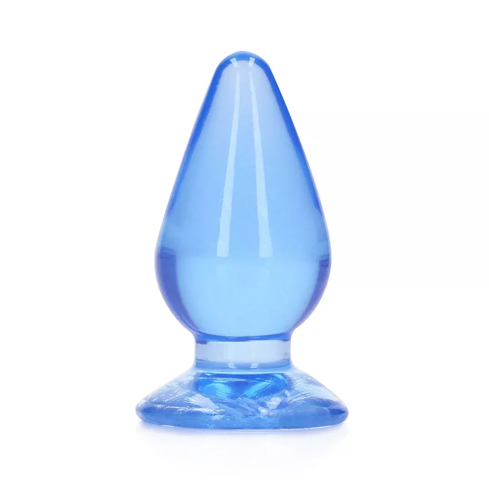 Shots RealRock Crystal Clear 4.5 in. Anal Plug