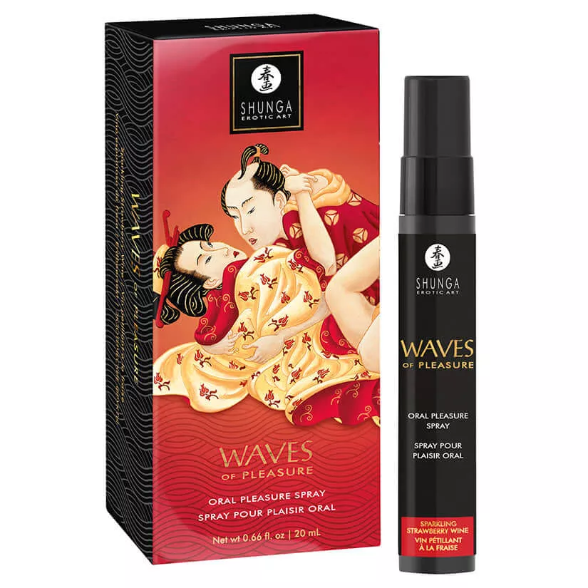 Shunga Waves of Pleasure Oral Pleasure Spray-Sparkling Strawberry