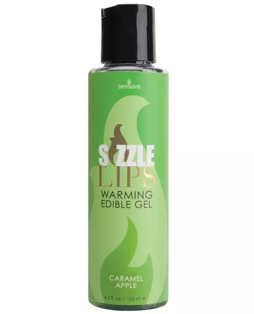 Sizzle Lips Warming Gel - 4.2 oz Caramel Apple