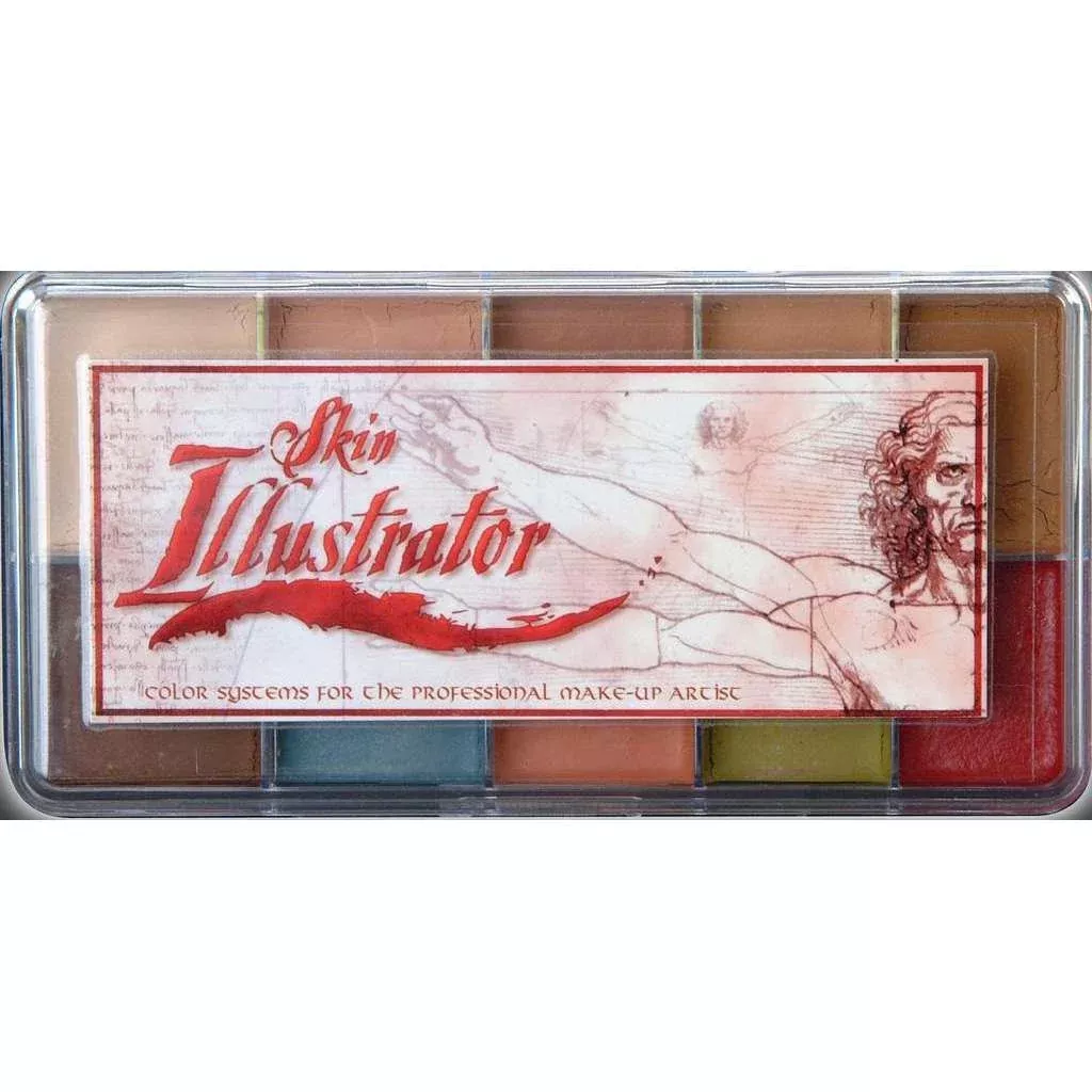 Skin Illustrator Fleshtone Alcohol Activated Makeup FX Palette