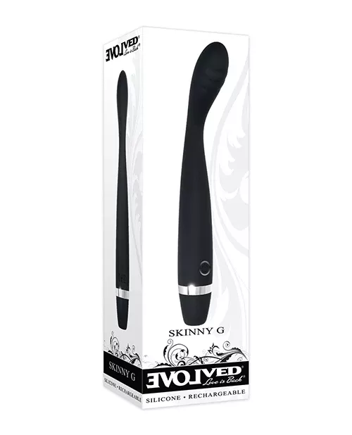 Skinny GSilicone G Spot Vibrator - Black