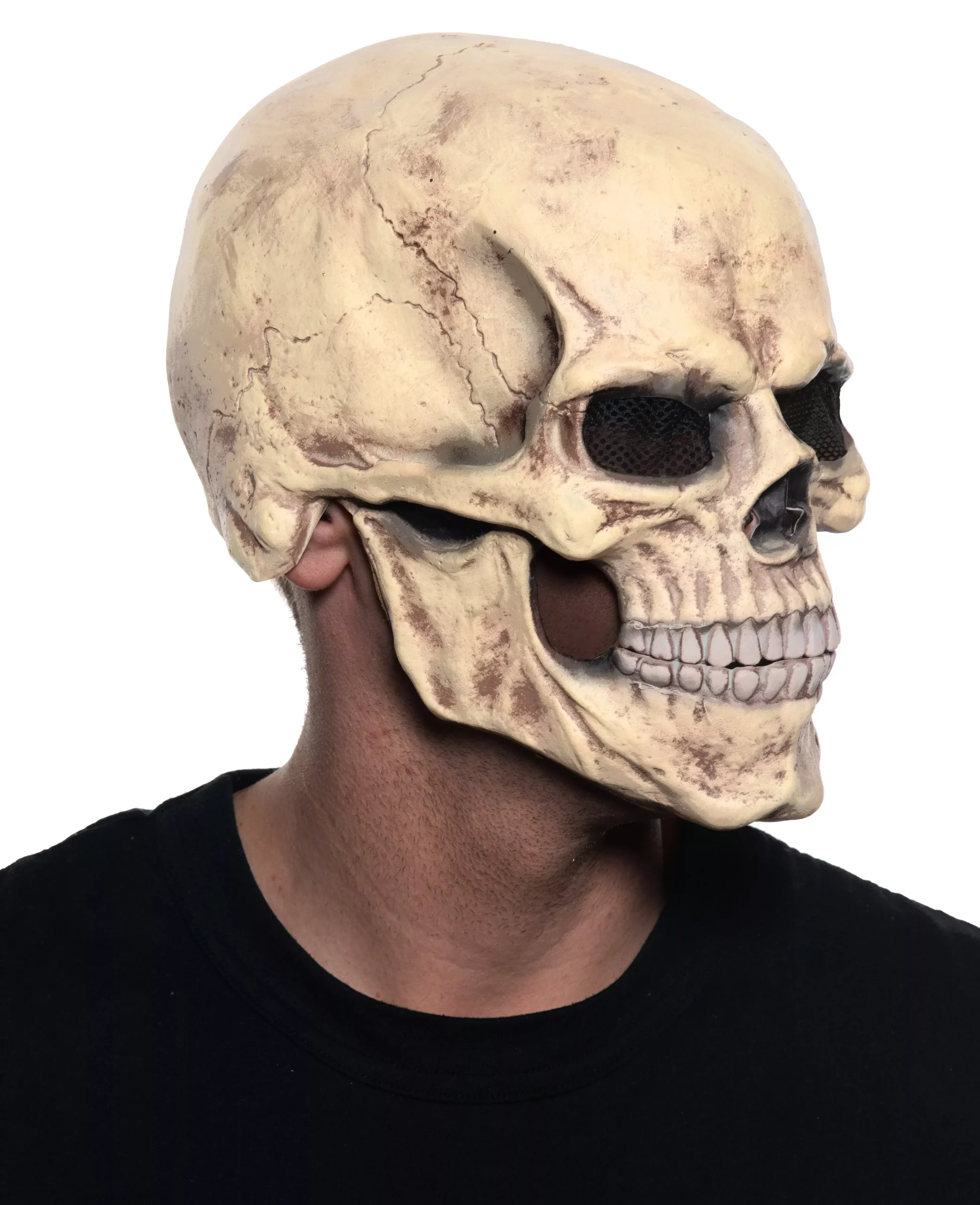 Skull Moving Mouth Full Mask