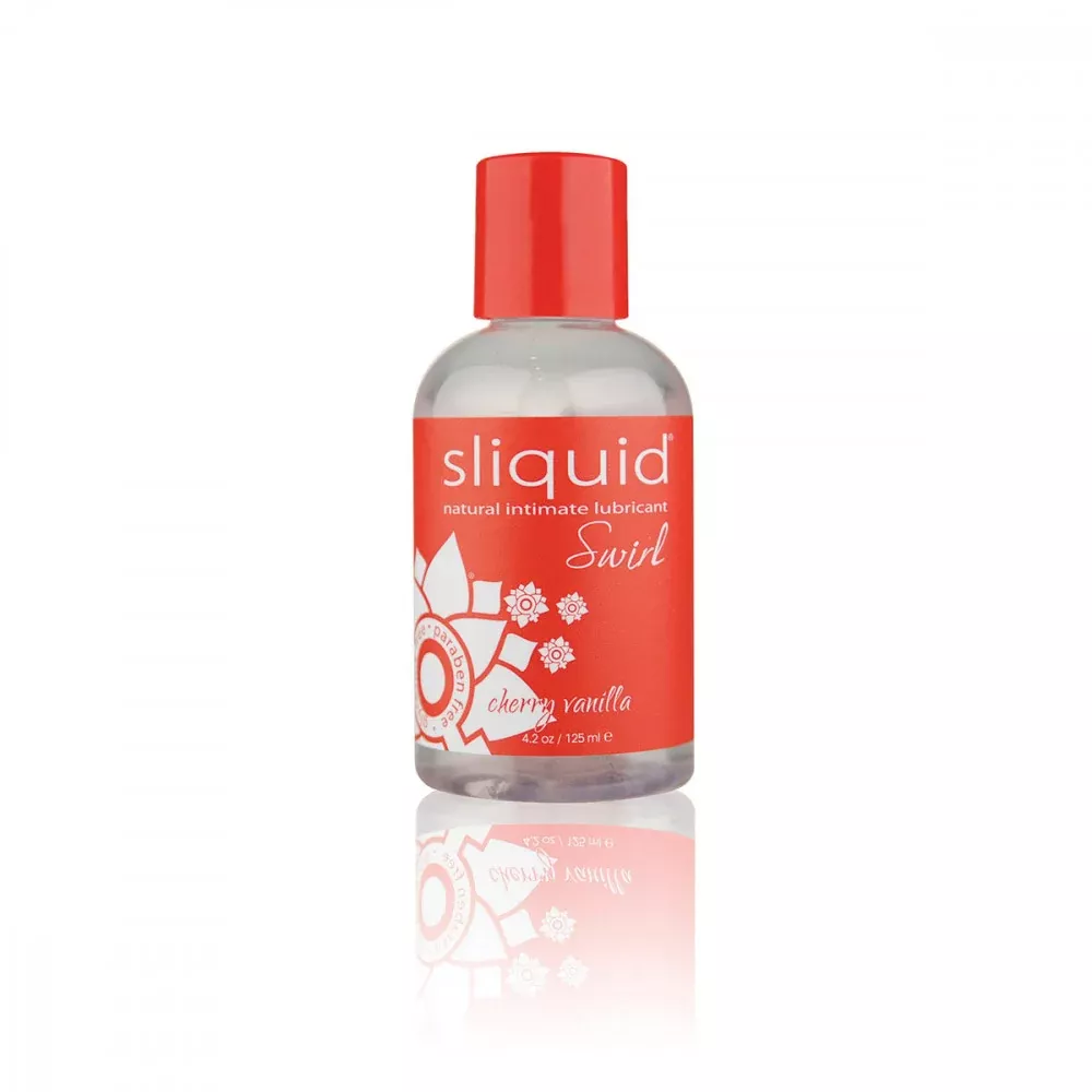 Sliquid Swirl Cherry Vanilla Vegan Lubricant - 4.2oz