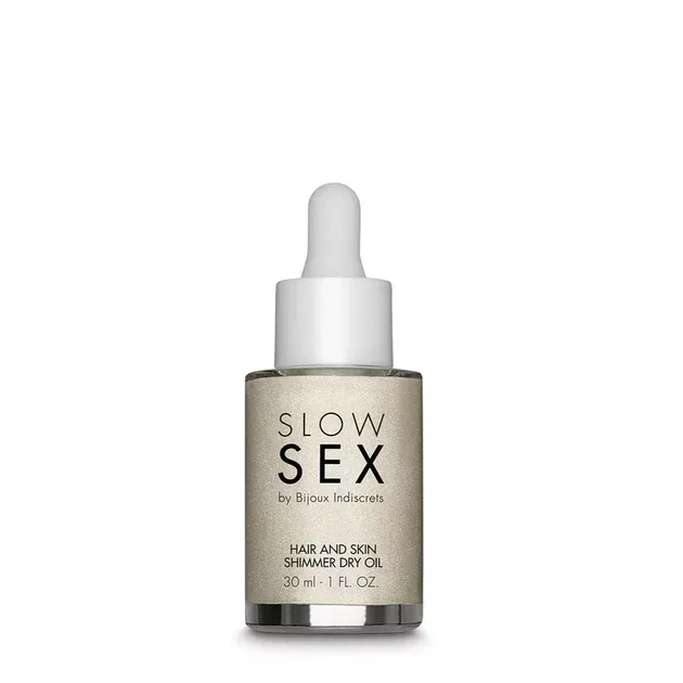 Slow Sex Shimmer Dry Oil